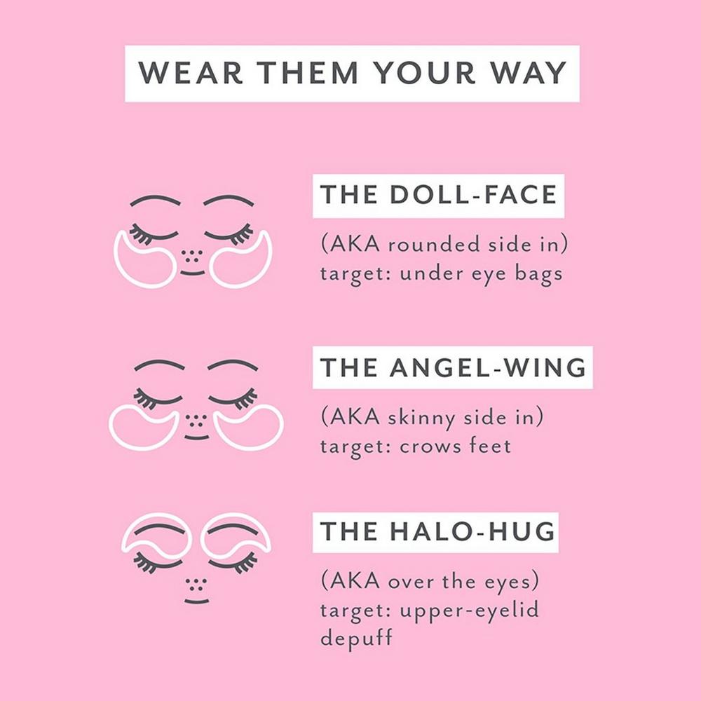 Serve Chilled Rosé Hydrating Eye Gels