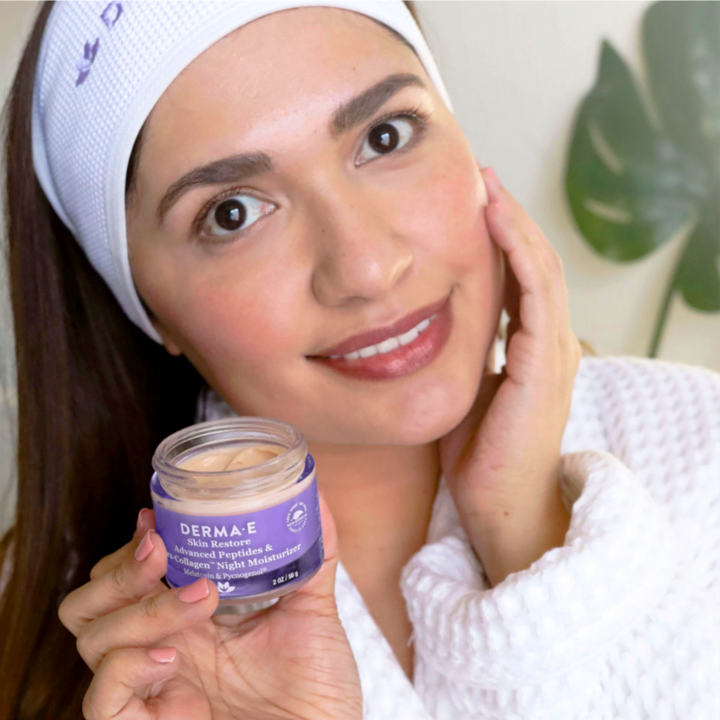 Advanced Peptides and Flora-Collagen Night Moisturizer