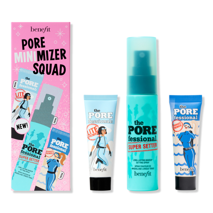 Benefit Cosmetics Pore Minimizer Squad Pore Primer and Setting Spray Value Set #1