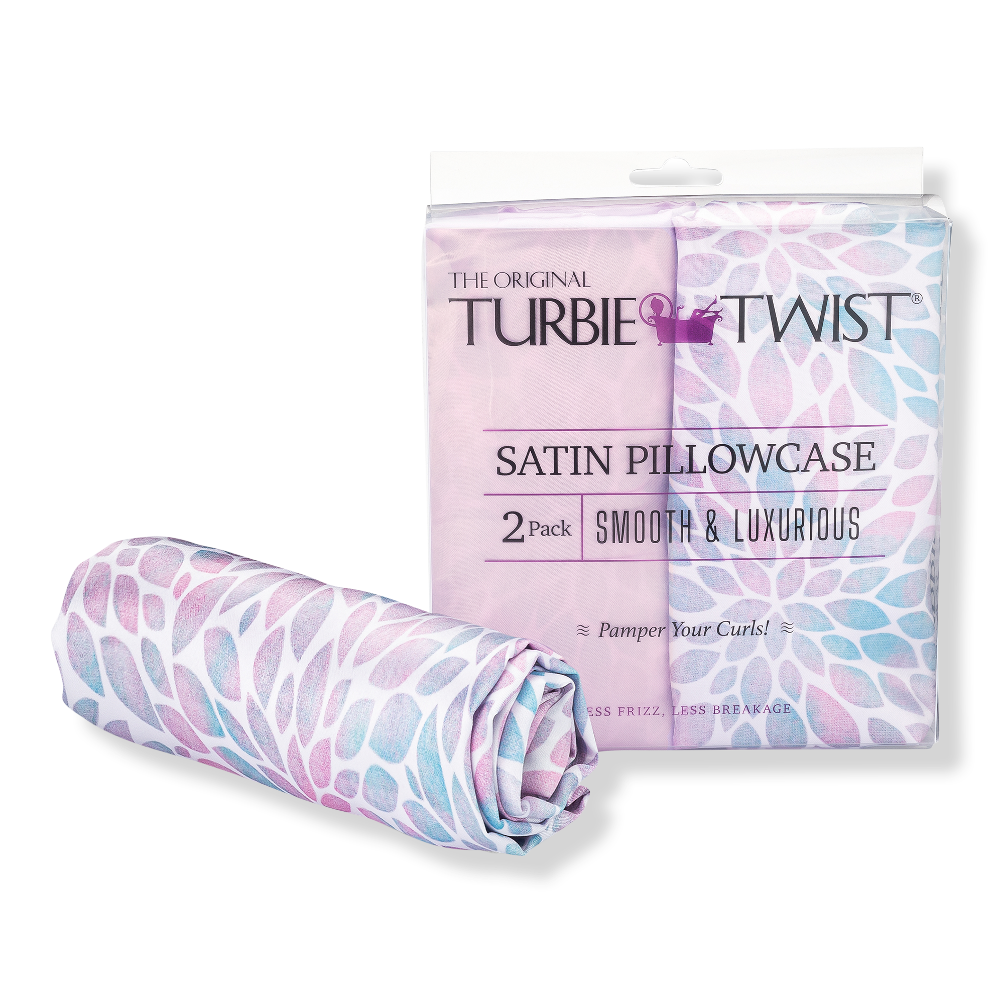 Turbie Twist Satin Pillowcases Set #1