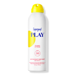 Supergoop! PLAY Antioxidant Body Mist SPF 50 - Sunny Citrus