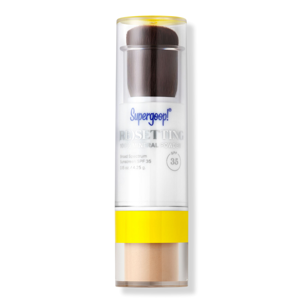 Supergoop (re)setting 100% Mineral Powder Sunscreen Spf 35 - Light In White