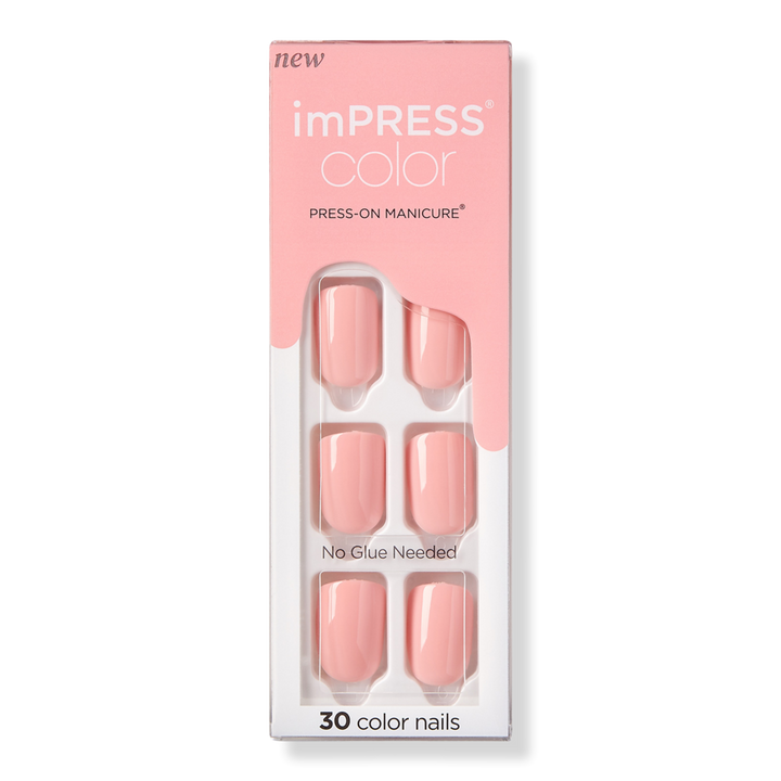 Kiss Dolce Pink imPRESS Color Press On Manicure #1