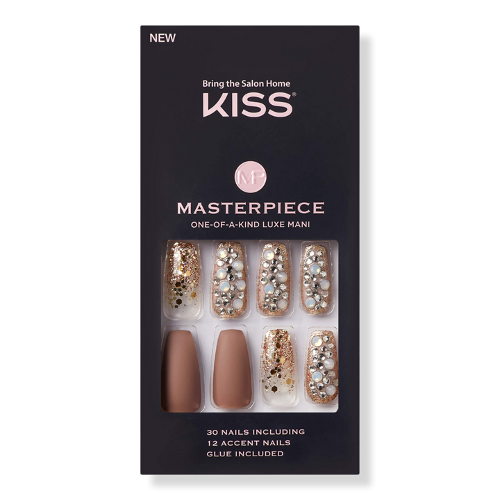 Kiss Heirloom Masterpiece One-of-a-Kind Luxe Mani Fake Nails #1