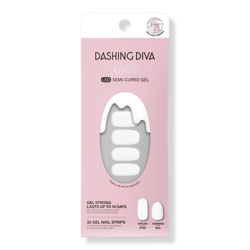 Dashing Diva Mini LED Lamp Made for Glaze Semi-Cured Gel White
