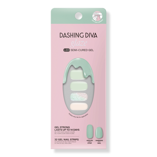 Dashing Diva Emerald Marble Glaze SemiCured Gel Art Ulta Beauty