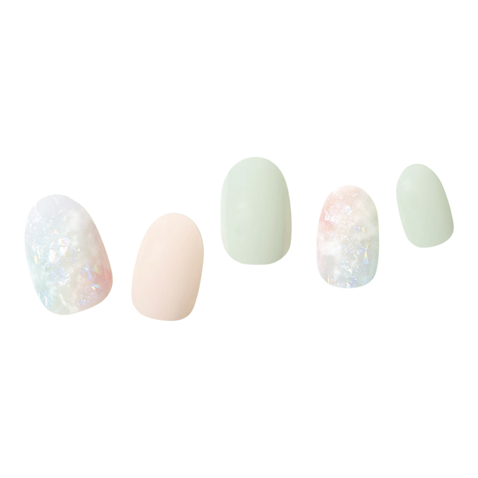 Emerald Marble Glaze Semi-Cured Gel Art