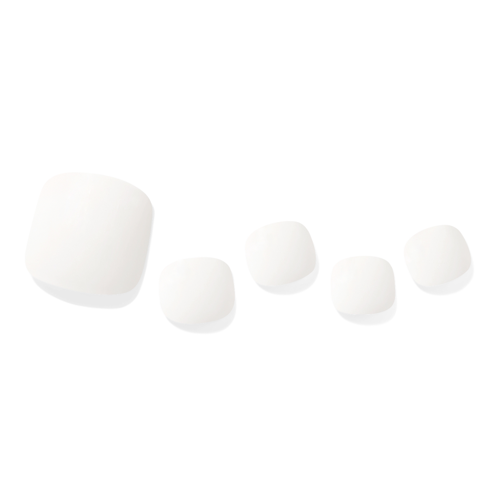 Tone Up White Glaze Semi-Cured Gel Pedicure