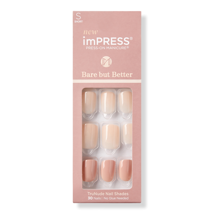 imPRESS Bare but Better Short Press On Manicure Nails Kiss Ulta Beauty