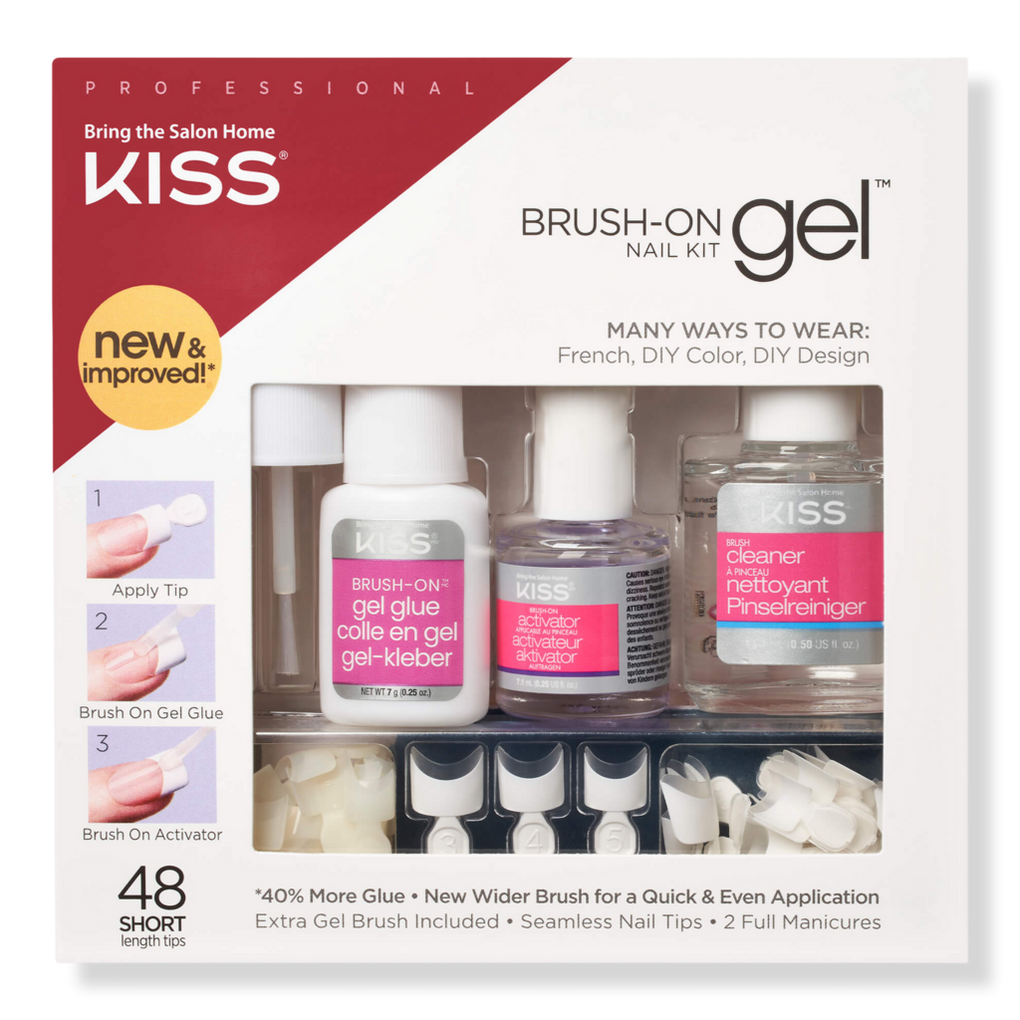 Brush-On Gel Nail Kit - Kiss