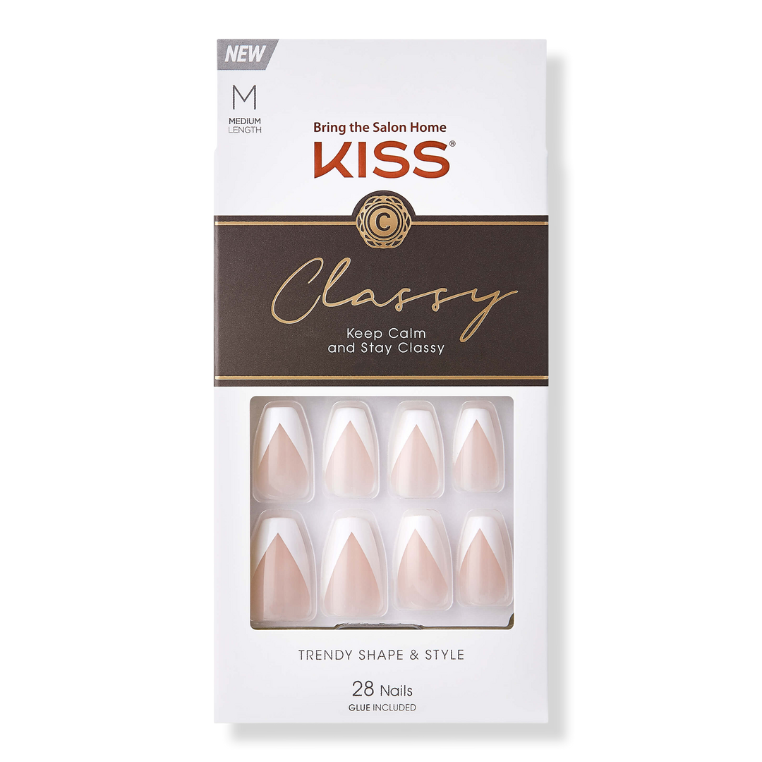 Kiss Silk Dress Classy Ready-To-Wear Fake Nails #1