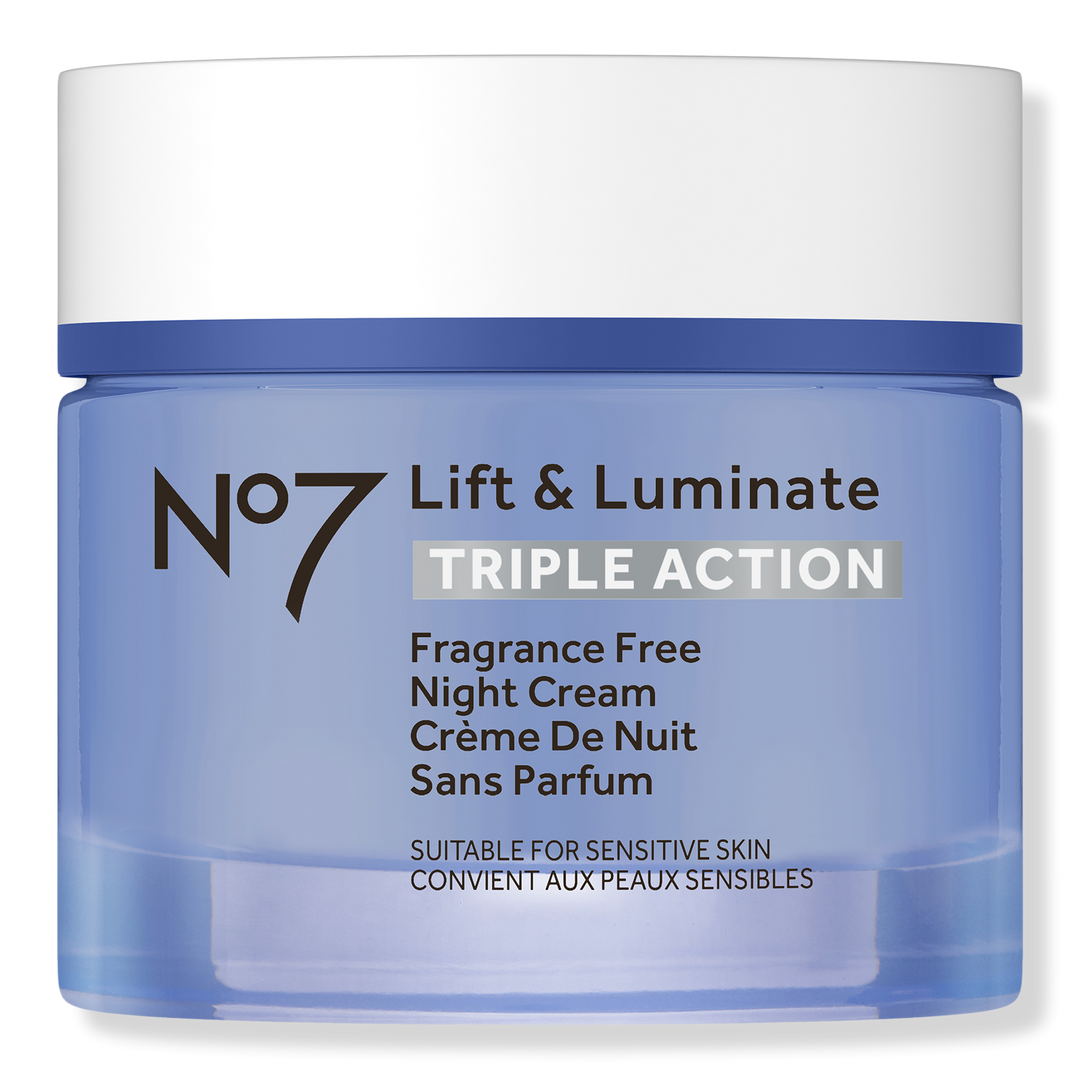 No7 Lift & Luminate Triple Action Fragrance Free Night Cream #1