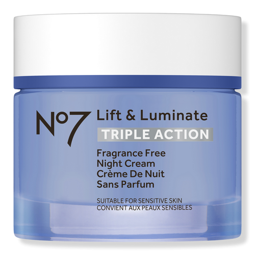 送料無料 店舗 Luminate & Lift - No7 Triple Night Free Fragrance Action ボディクリーム
