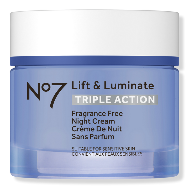 No7 Lift & Luminate Triple Action Fragrance Free Night Cream #1
