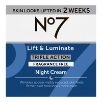 No7 - Lift & Luminate Triple Action Fragrance Free Night Cream