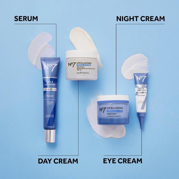 No7 Lift & Luminate Triple Action Fragrance Free Night Cream #8