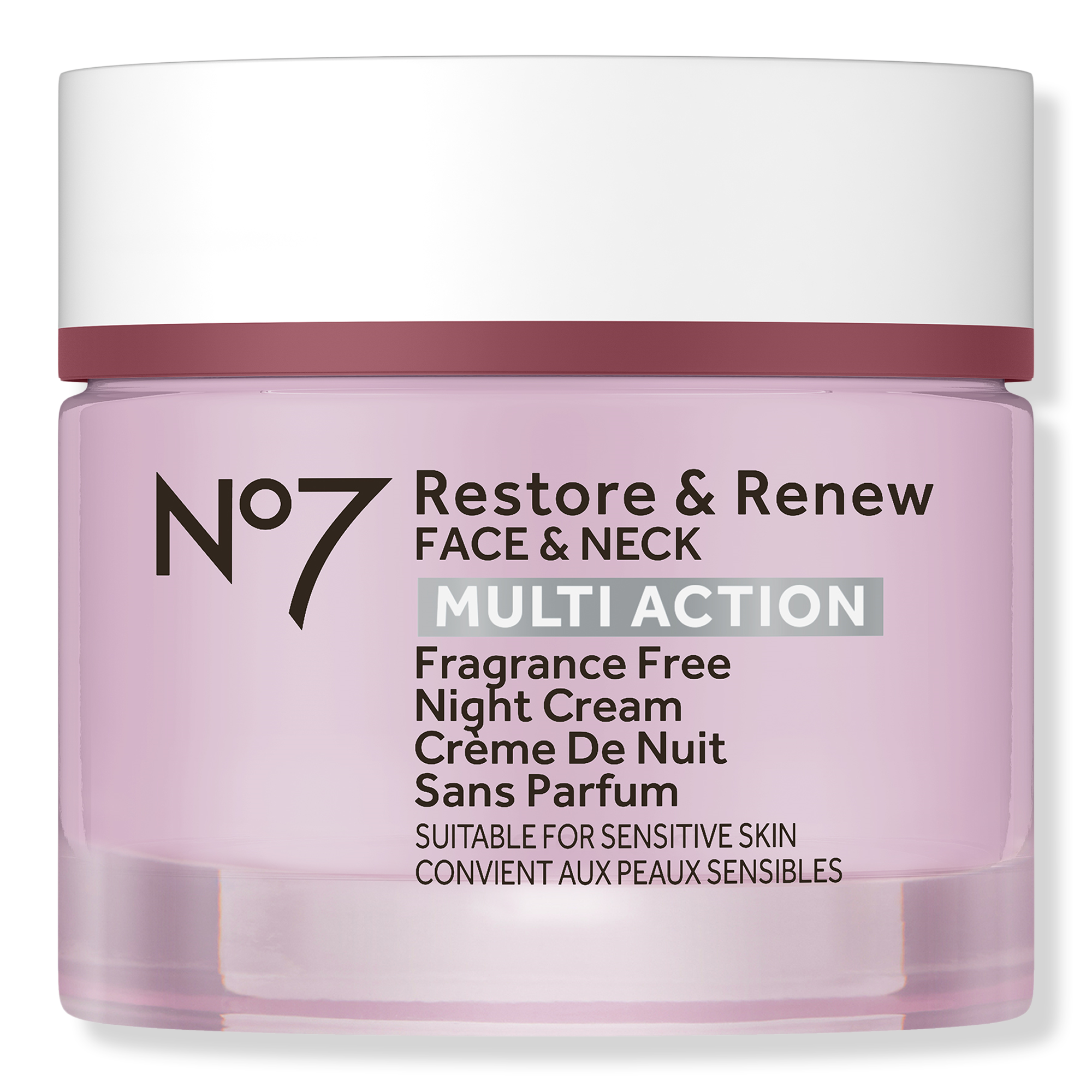 No7 Restore & Renew Face & Neck Multi Action Fragrance Free Night Cream #1