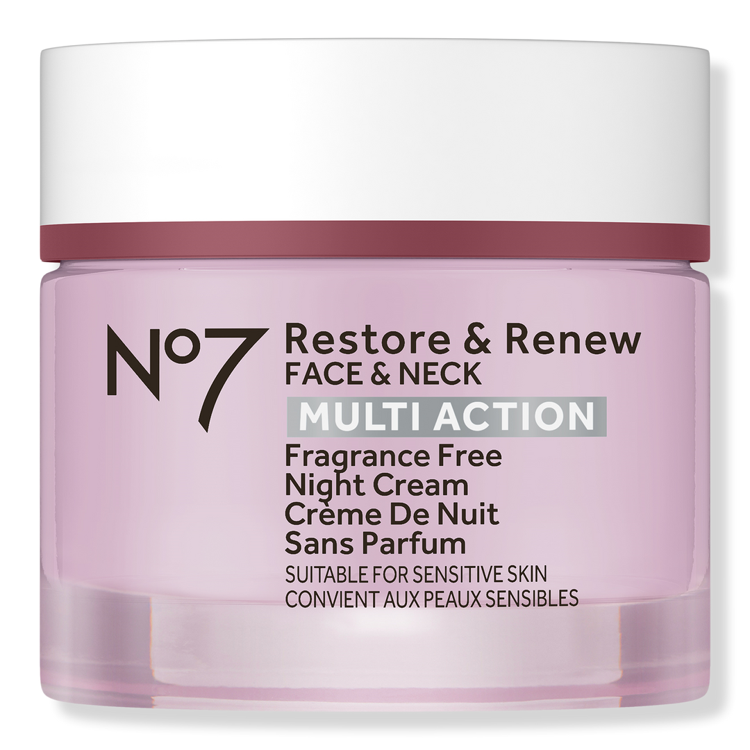 No7 Restore & Renew Face & Neck Multi Action Fragrance Free Night Cream #1