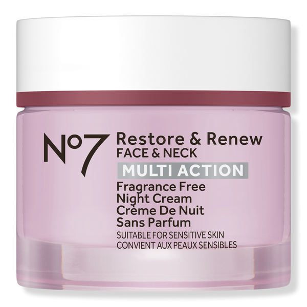 No7 Restore & Renew Face & Neck Multi Action Fragrance Free Night Cream #1