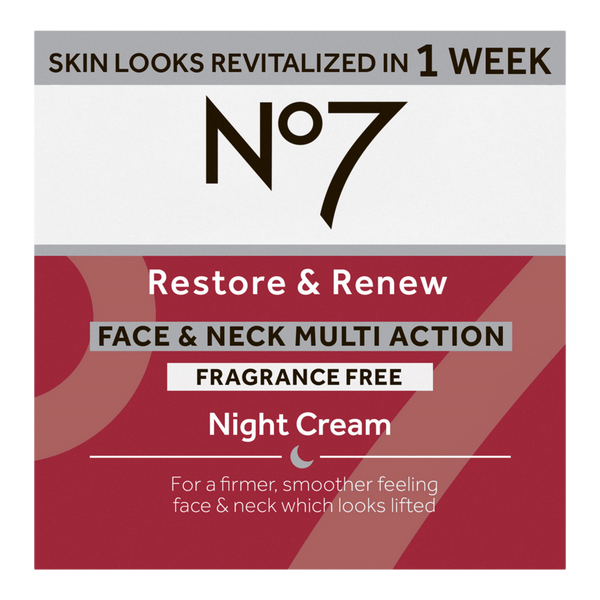 No7 Restore & Renew Face & Neck Multi Action Fragrance Free Night Cream #6