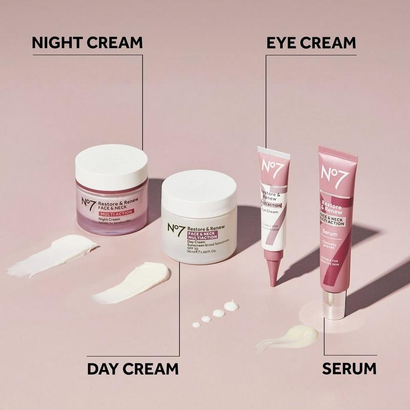No7 - Restore & Renew Face & Neck Multi Action Fragrance Free