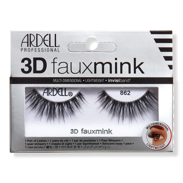 Ardell 3D Faux Mink Single Strip Lashes #862 #1