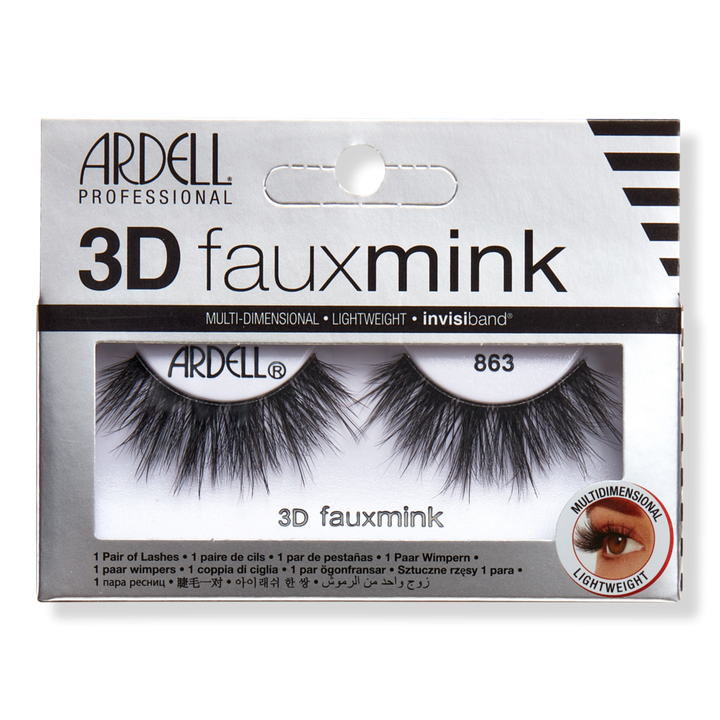 Ardell 3D Faux Mink Single Strip Lashes #863 #1