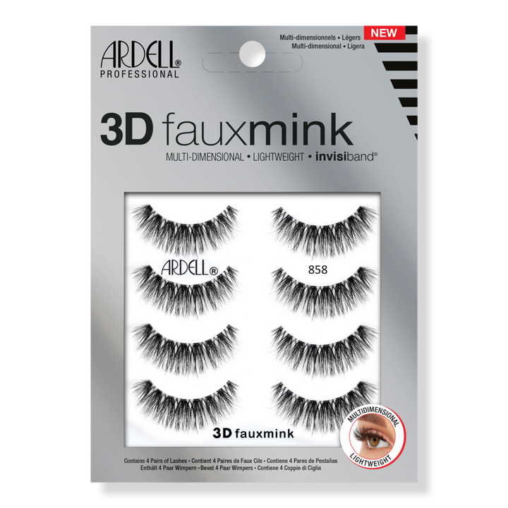 Ardell 3D Faux Mink Multipack Lashes #858 #1