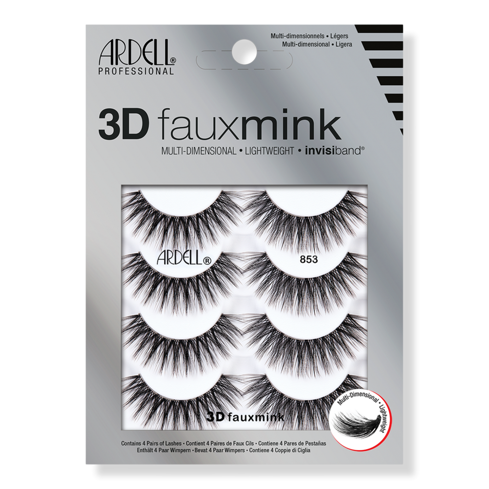 Ardell 3d Faux Mink Multipack Lashes - #853