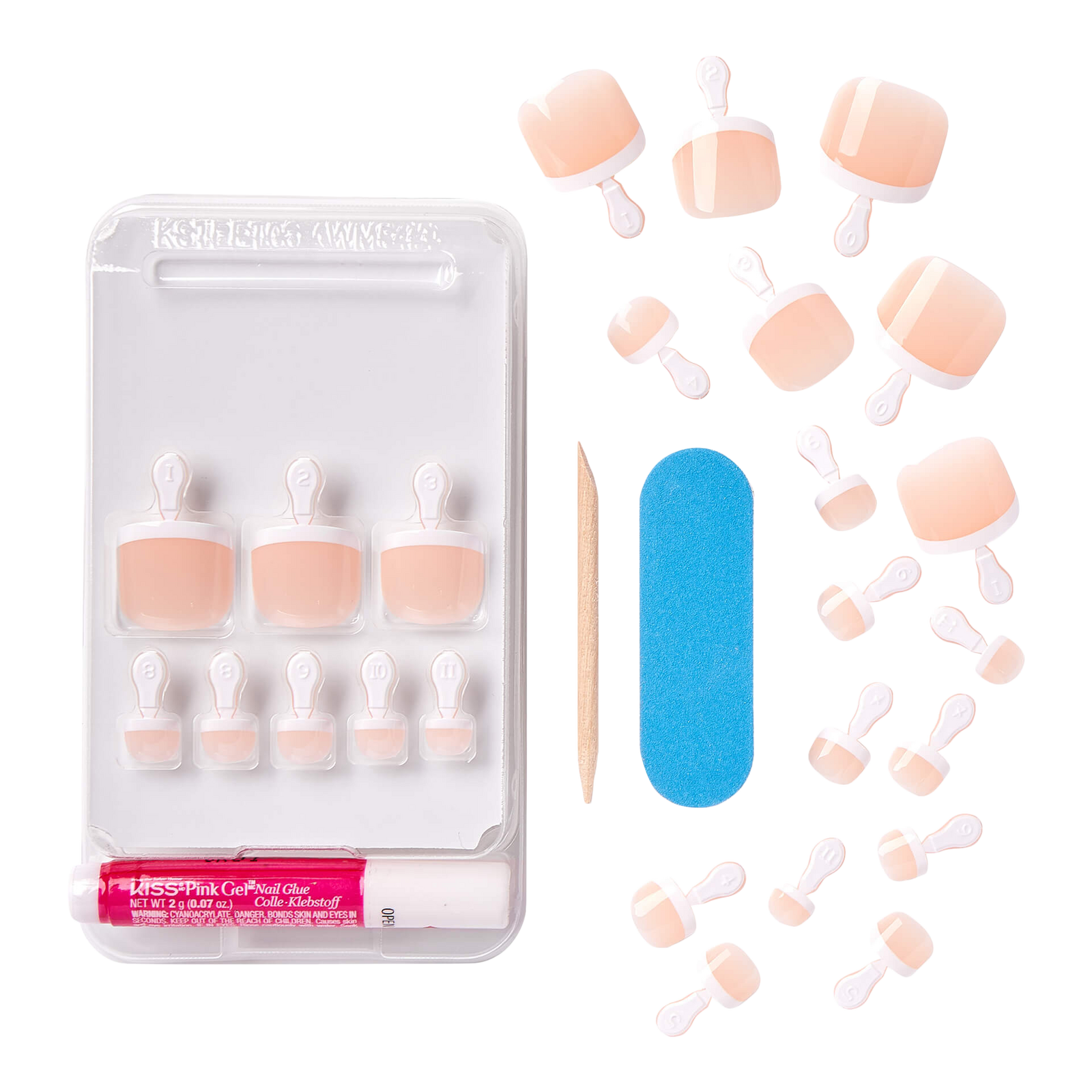 Walk Away Salon Acrylic Toenail Kit