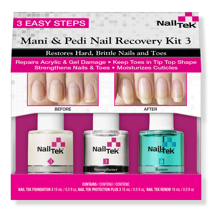 Nail Tek Mani & Pedi Nail Recovery Kit 3 #1