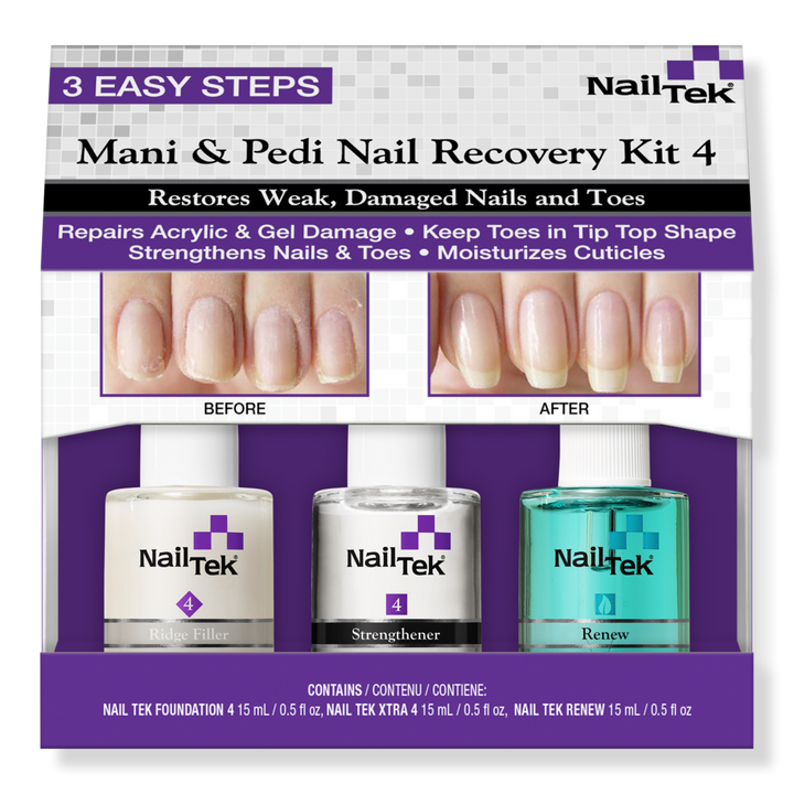 Nail Tek Mani & Pedi Nail Recovery Kit 4 #1