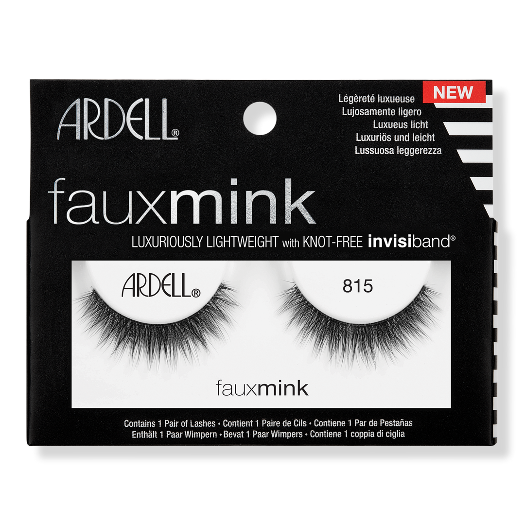 Ardell Faux Mink #815 False Eyelash, Lightweight with Invisiband #1