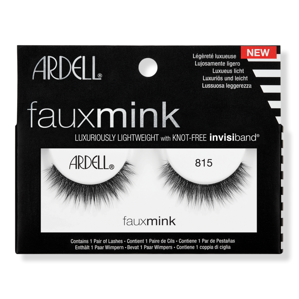 Ardell Faux Mink #815 False Eyelash, Lightweight With Invisiband