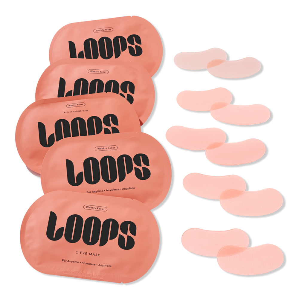 Loops Weekly Reset Rejuvenating Eye Mask 5 Piece Set - 5 Ct