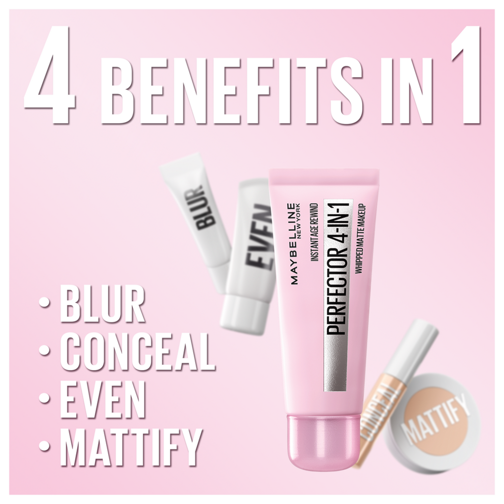 Makeup 4-In-1 Whipped Matte Rewind Beauty Instant | Perfector Age Maybelline - Ulta