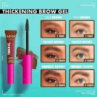 NYX Professional Makeup Thick it Stick it! Thickening Brow Gel Mascara #7