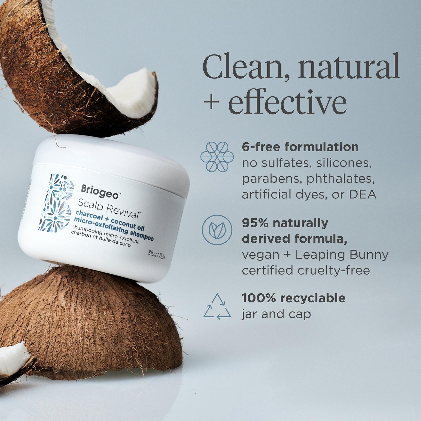 Travel Size Scalp Revival Charcoal + Coconut Oil Micro-Exfoliating Shampoo