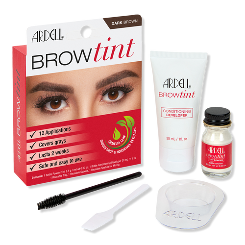 Ardell - Dark Brown Brow Tint Full Coverage Dye Kit | Ulta Beauty