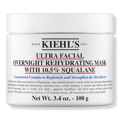 Kiehl's Since 1851 Ultra Facial Overnight Hydrating Mask with 10.5% Squalane