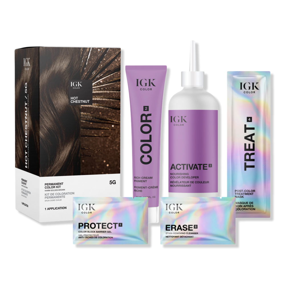 Igk Permanent Color Kit - 5g Hot Chestnut