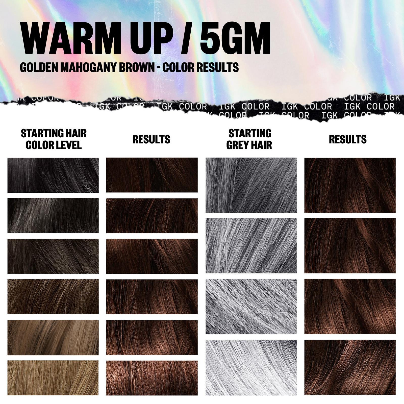 IGK Permanent Color Kit 5GM Warm Up