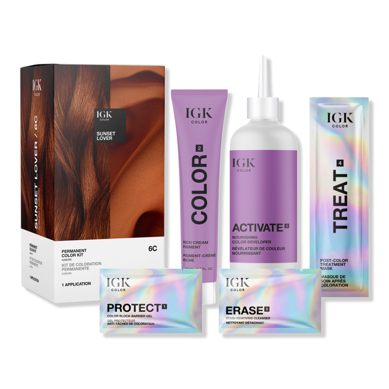 IGK - 6C Sunset Lover Permanent Color Kit | Ulta Beauty