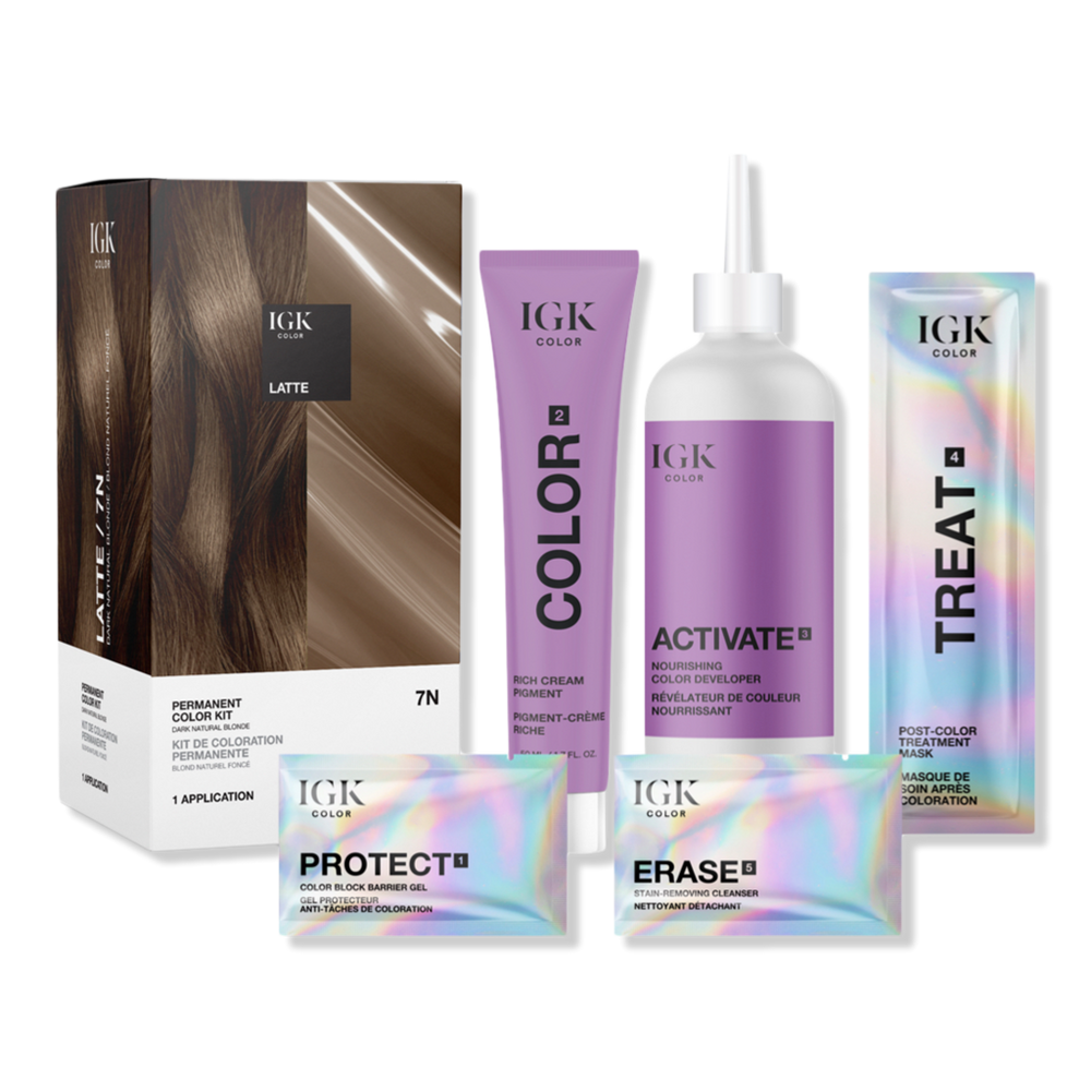 Igk Permanent Color Kit - 7n Latte
