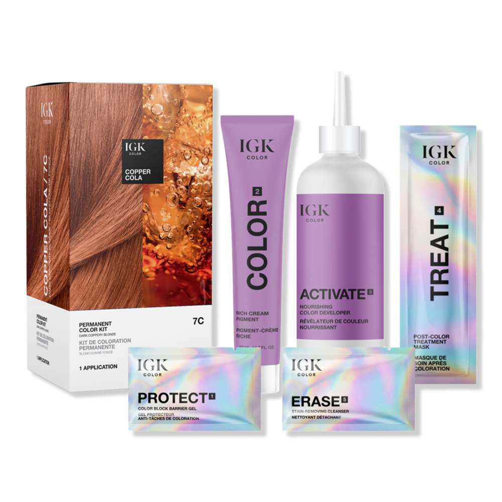 Igk Permanent Color Kit - 7c Copper Cola