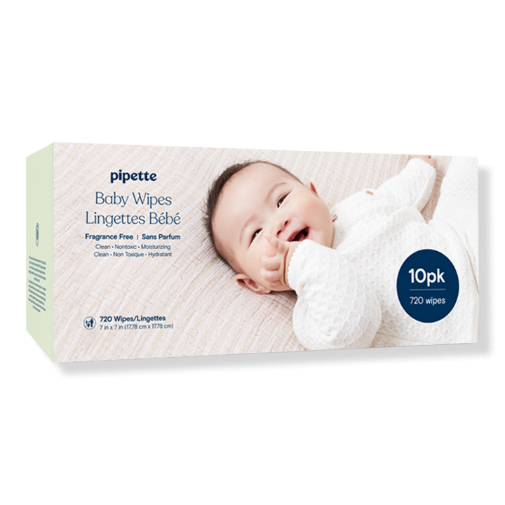 Pipette Fragrance-Free Baby Wipes 10-Pack #1