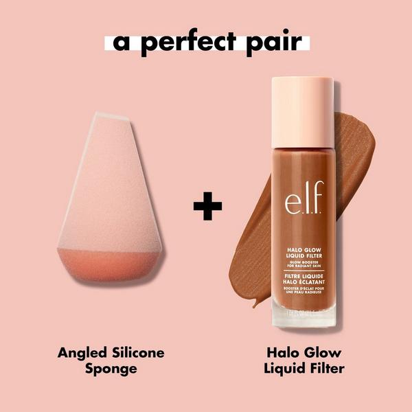 e.l.f. Cosmetics Halo Glow Angled Silicone Face Sponge #8