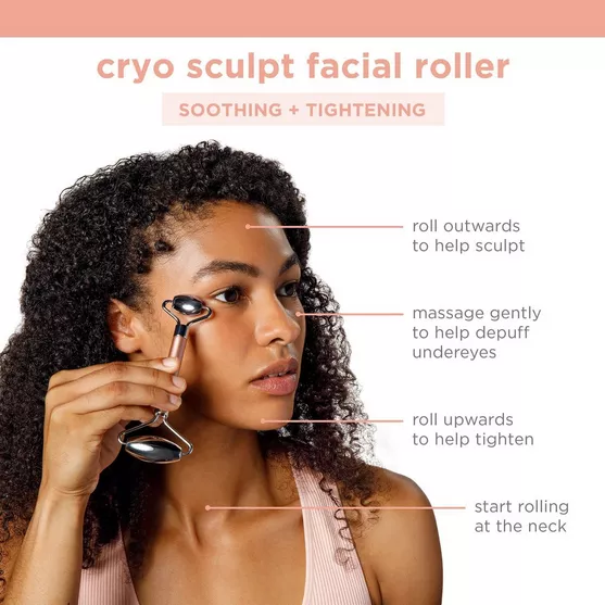 Real Techniques Cryo Sculpt Facial Roller and Skincare Tool