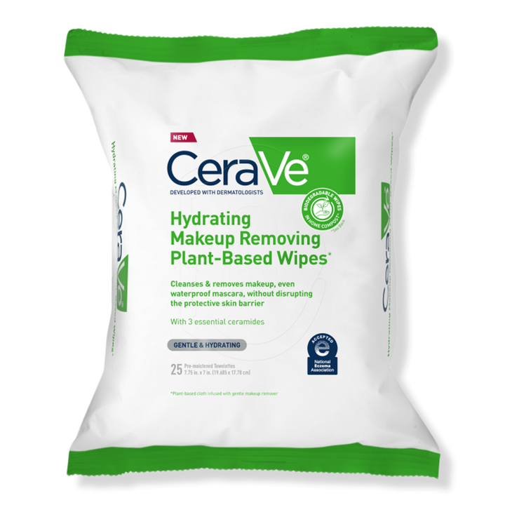 CeraVe Plant-Based Hydrating Makeup Removing Face Wipes #1