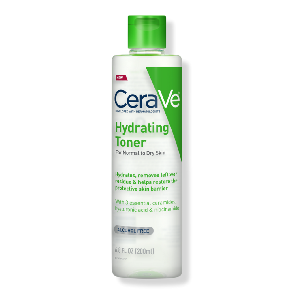 Cerave Toner, Hydrating, Alcohol Free - 6.8 fl oz